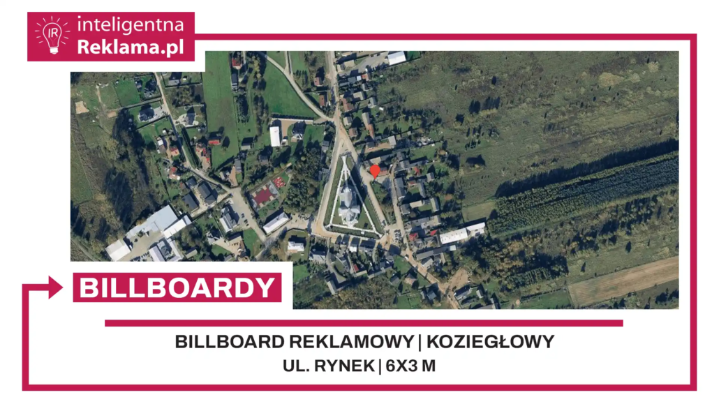 Lokalizacja reklamowa w Koziegłowy przy ul. Rynek - powierzchnia 18 m²