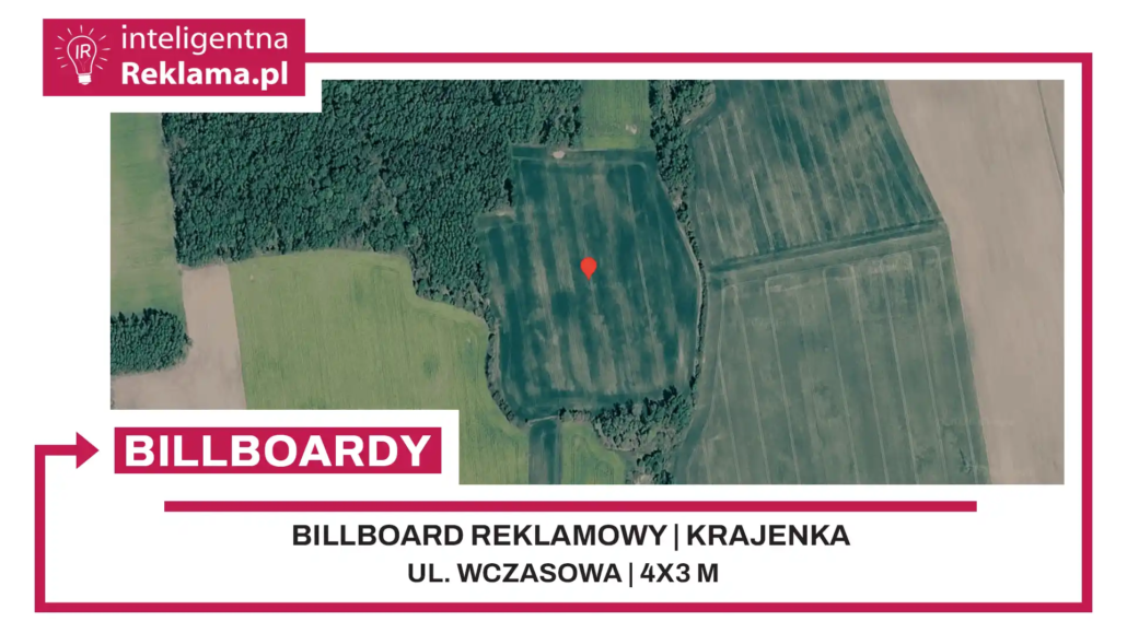 Lokalizacja reklamowa w Krajenka przy ul. Wczasowa - powierzchnia 12 m²