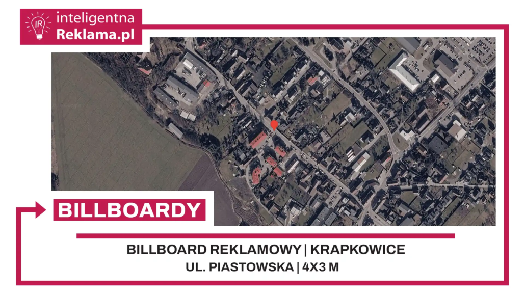 Lokalizacja reklamowa w Krapkowice przy ul. Piastowska - powierzchnia 12 m²