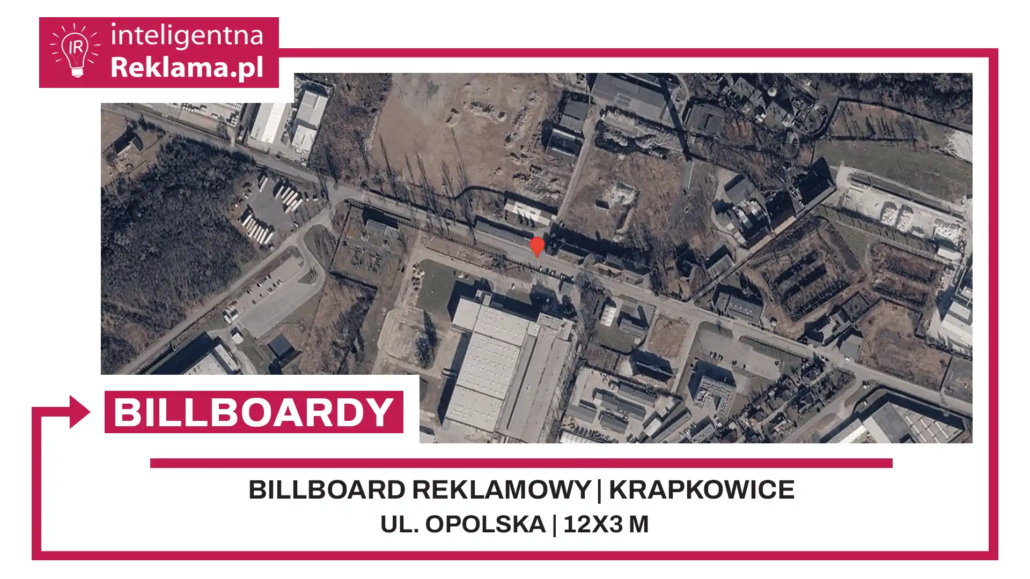 Lokalizacja reklamowa w Krapkowice przy ul. ul. Opolska - powierzchnia 36 m²