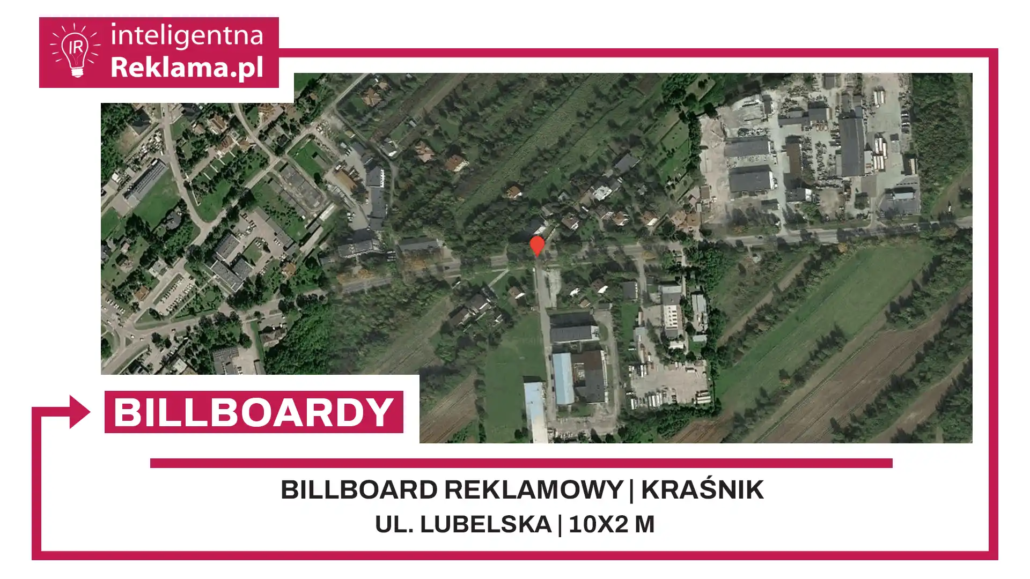 Lokalizacja reklamowa w Kraśnik przy ul. Lubelska - powierzchnia 20 m²