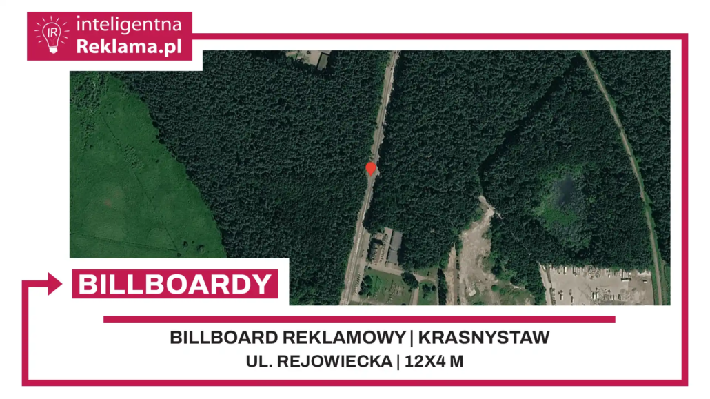 Lokalizacja reklamowa w Krasnystaw przy ul. Rejowiecka - powierzchnia 48 m²