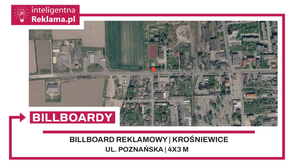 Lokalizacja reklamowa w Krośniewice przy ul. Poznańska - powierzchnia 12 m²