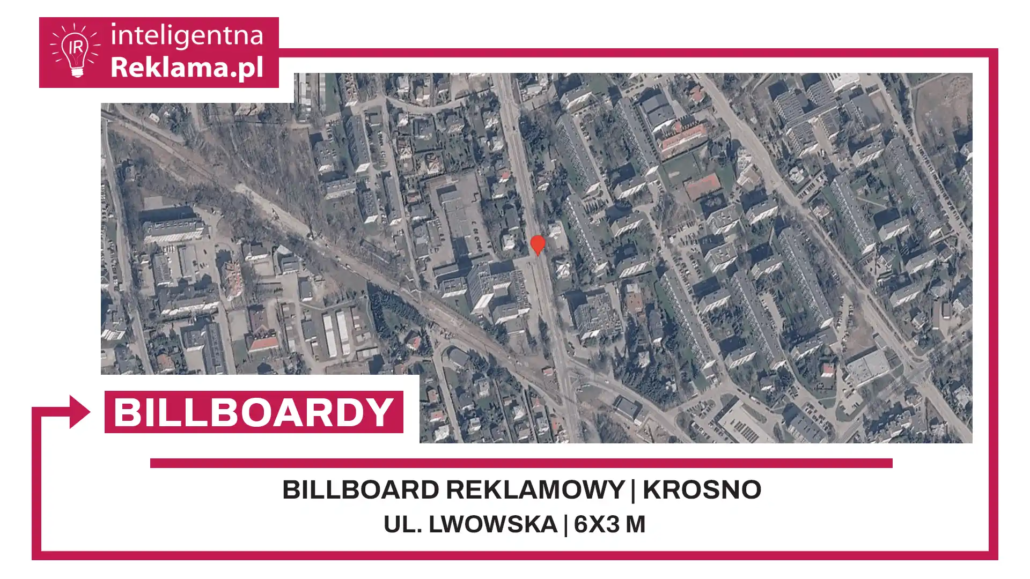 Lokalizacja reklamowa w Krosno przy ul. Lwowska - powierzchnia 18 m²