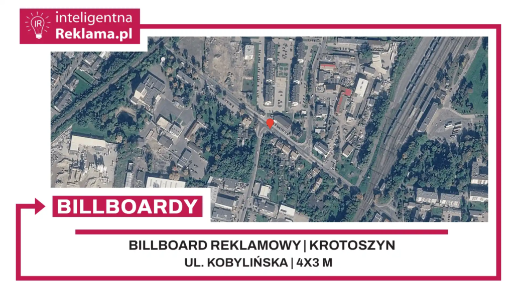 Lokalizacja reklamowa w Krotoszyn przy ul. Kobylińska - powierzchnia 12 m²