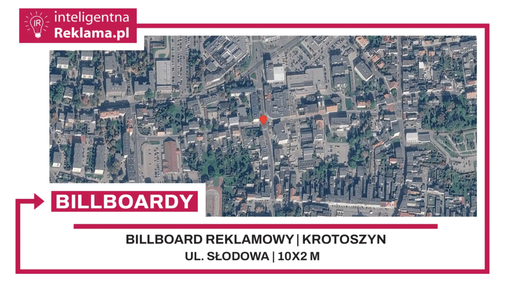 Lokalizacja reklamowa w Krotoszyn przy ul. Słodowa - powierzchnia 20 m²