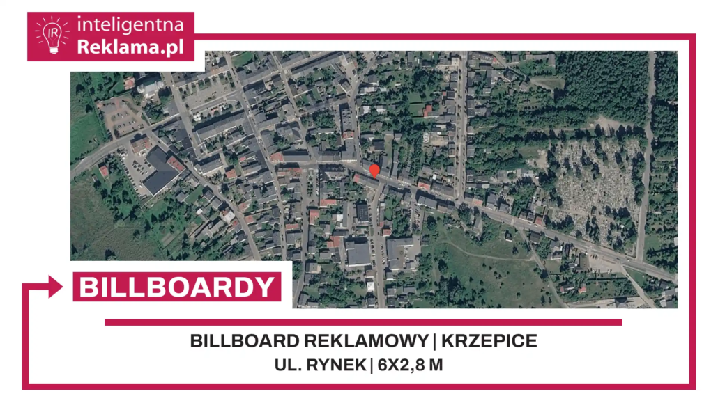 Lokalizacja reklamowa w Krzepice przy ul. Rynek - powierzchnia 16,8 m²
