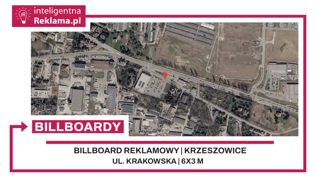 Lokalizacja reklamowa w Krzeszowice przy ul. Krakowska - powierzchnia 18 m²