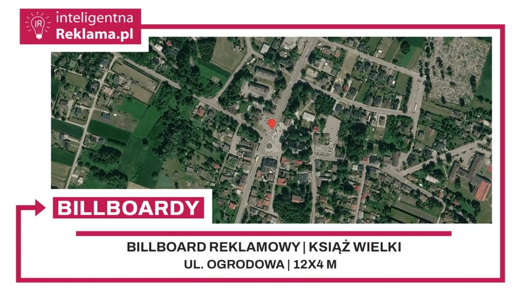 Lokalizacja reklamowa w Książ Wielki przy ul. ul. Ogrodowa - powierzchnia 48 m²