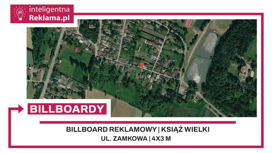 Lokalizacja reklamowa w Książ Wielki przy ul. Zamkowa - powierzchnia 12 m²