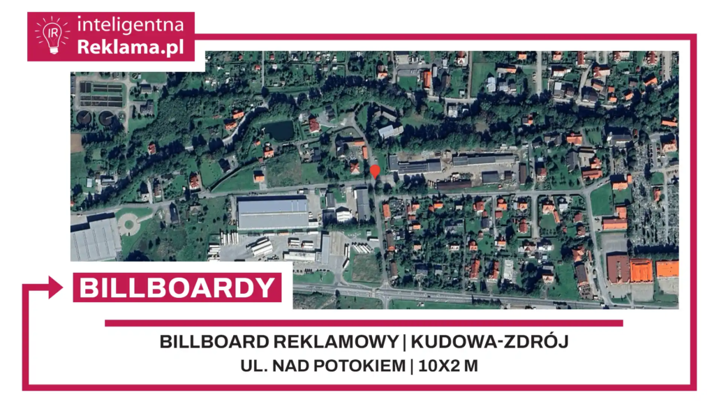 Lokalizacja reklamowa w Kudowa-Zdrój przy ul. Nad Potokiem - powierzchnia 20 m²
