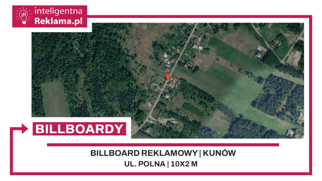 Lokalizacja reklamowa w Kunów przy ul. Polna - powierzchnia 20 m²