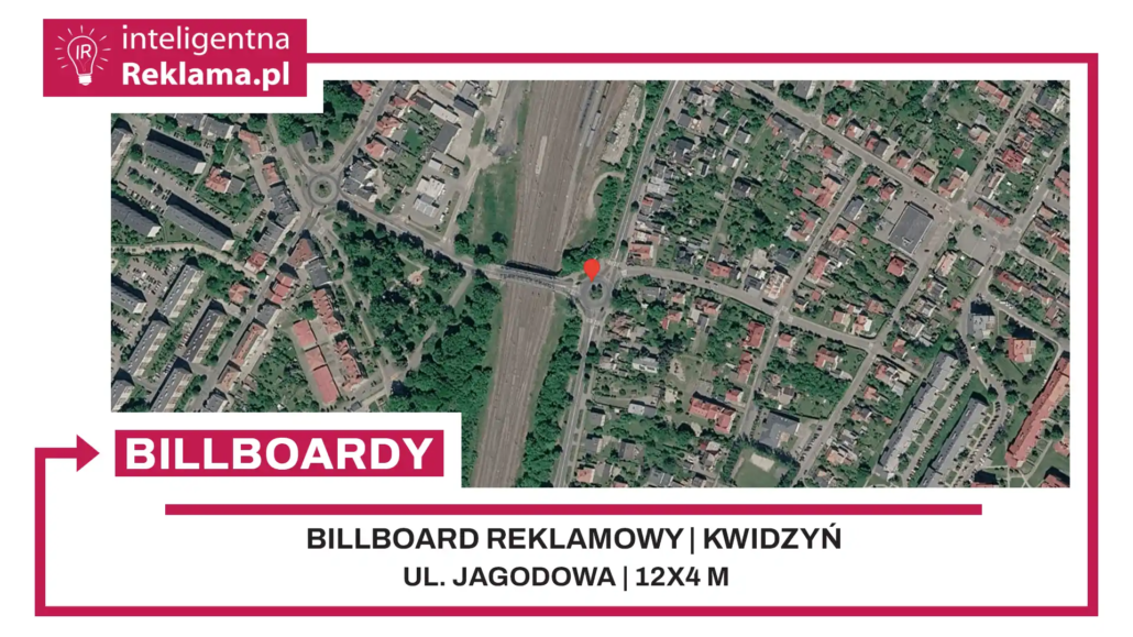 Lokalizacja reklamowa w Kwidzyń przy ul. ul. Jagodowa - powierzchnia 48 m²