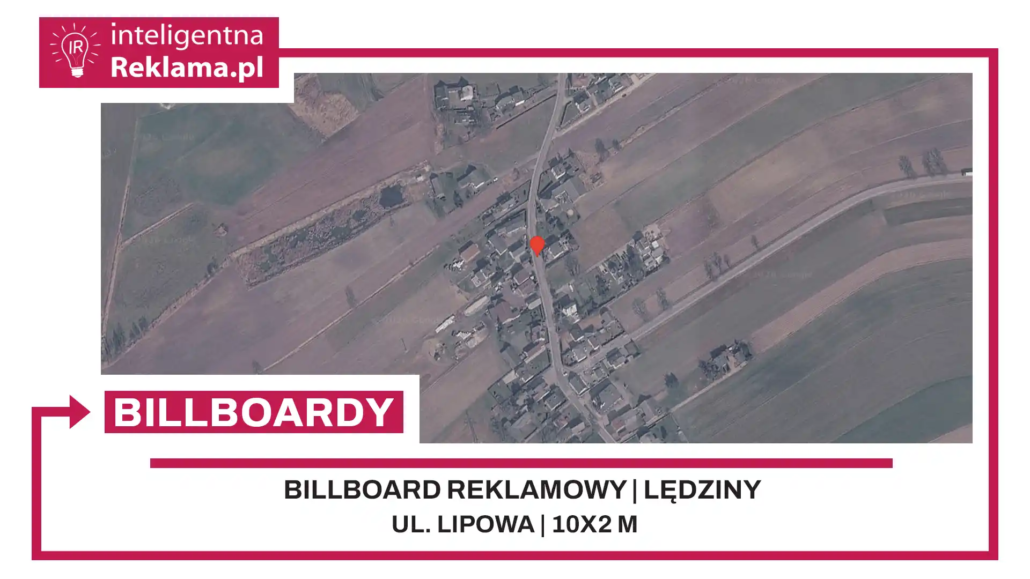 Lokalizacja reklamowa w Lędziny przy ul. Lipowa - powierzchnia 20 m²