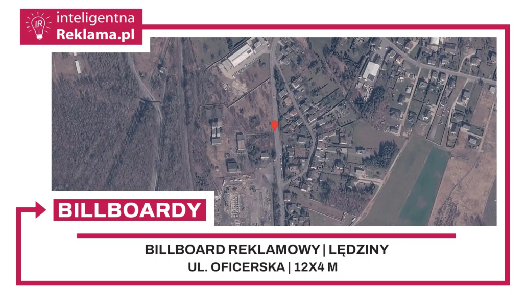 Lokalizacja reklamowa w Lędziny przy ul. Oficerska - powierzchnia 48 m²