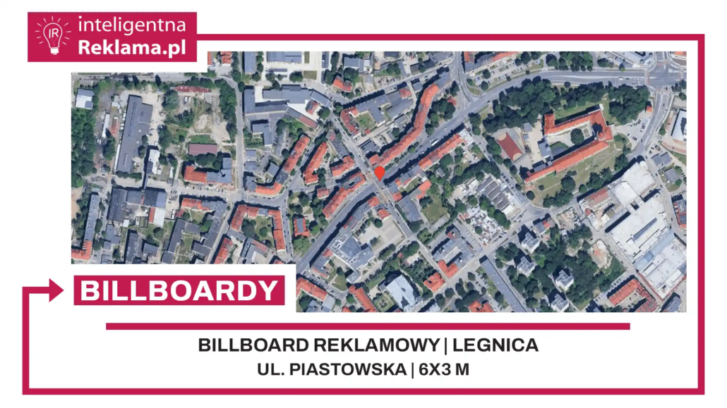 Lokalizacja reklamowa w Legnica przy ul. ul. Piastowska - powierzchnia 18 m²