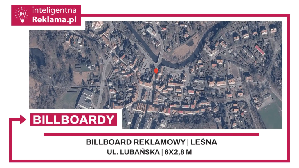 Lokalizacja reklamowa w Leśna przy ul. Lubańska - powierzchnia 16,8 m²