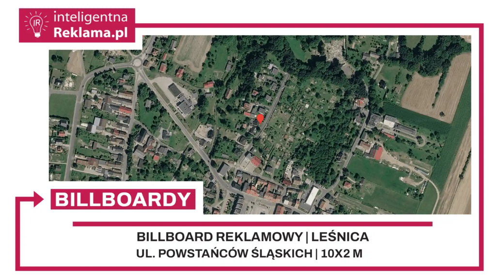Lokalizacja reklamowa w Leśnica przy ul. Powstańców Śląskich - powierzchnia 20 m²