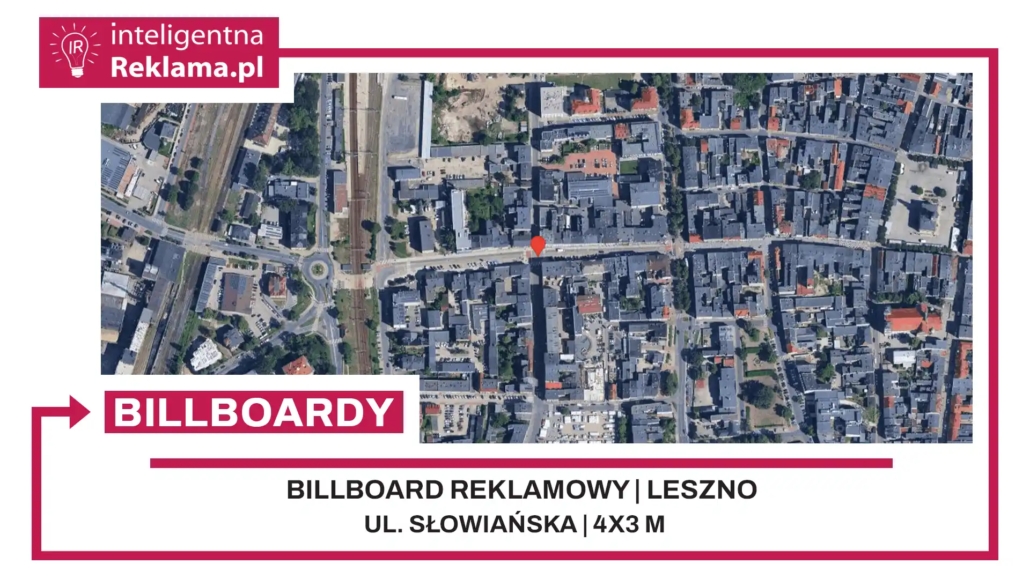 Lokalizacja reklamowa w Leszno przy ul. ul. Słowiańska - powierzchnia 12 m²