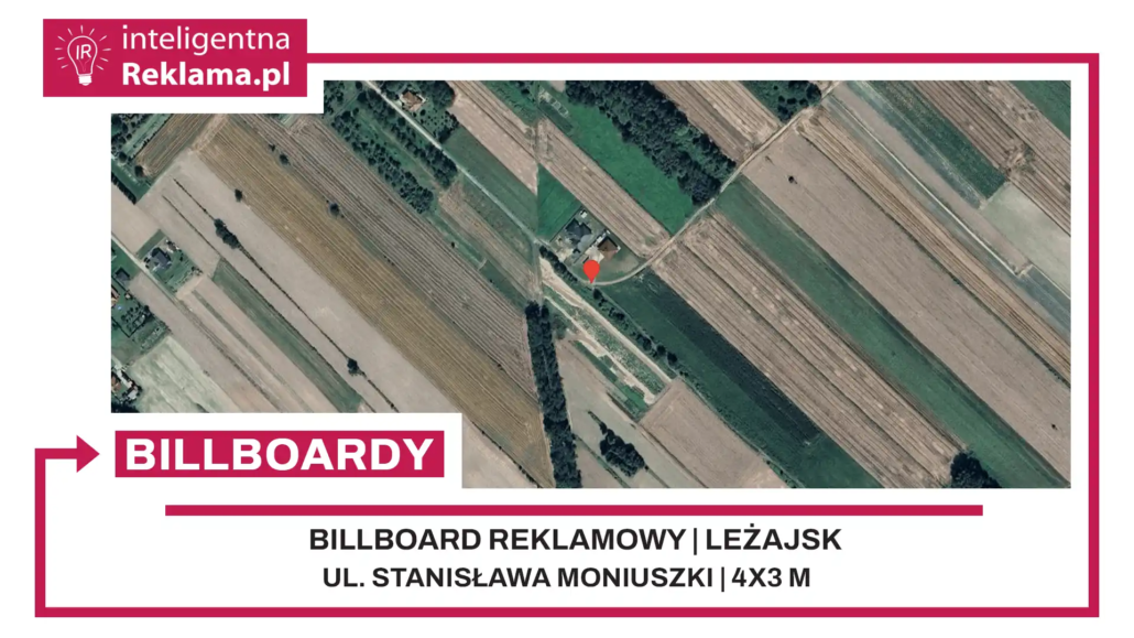 Lokalizacja reklamowa w Leżajsk przy ul. Stanisława Moniuszki - powierzchnia 12 m²
