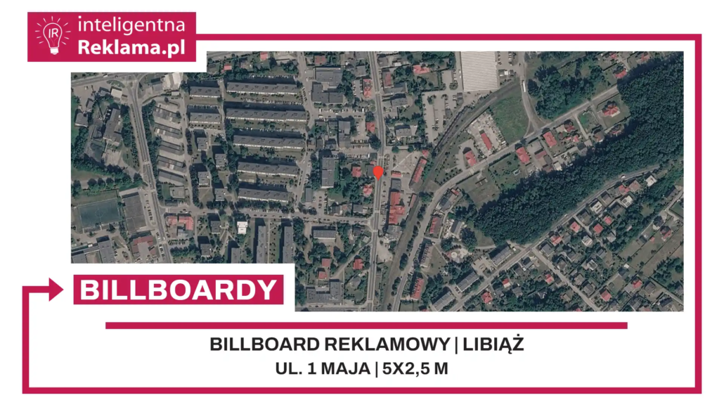 Lokalizacja reklamowa w Libiąż przy ul. 1 maja - powierzchnia 12,5 m²