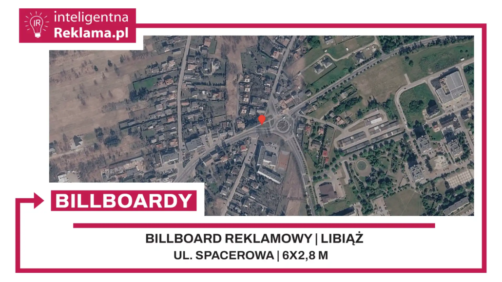 Lokalizacja reklamowa w Libiąż przy ul. Spacerowa - powierzchnia 16,8 m²