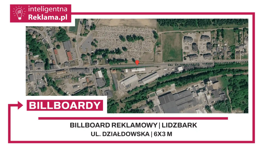 Lokalizacja reklamowa w Lidzbark przy ul. ul. Działdowska - powierzchnia 18 m²