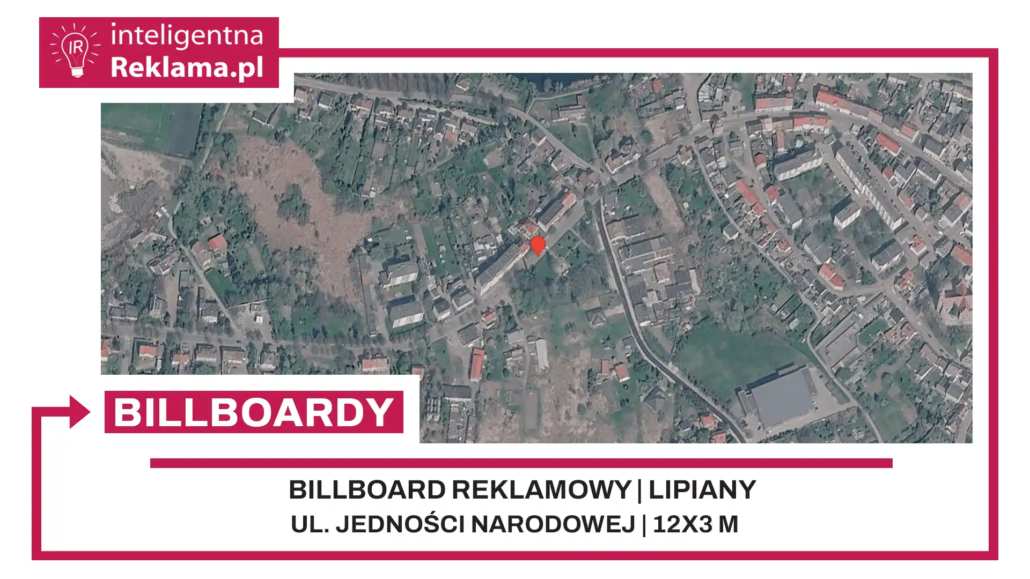 Lokalizacja reklamowa w Lipiany przy ul. Jedności Narodowej - powierzchnia 36 m²