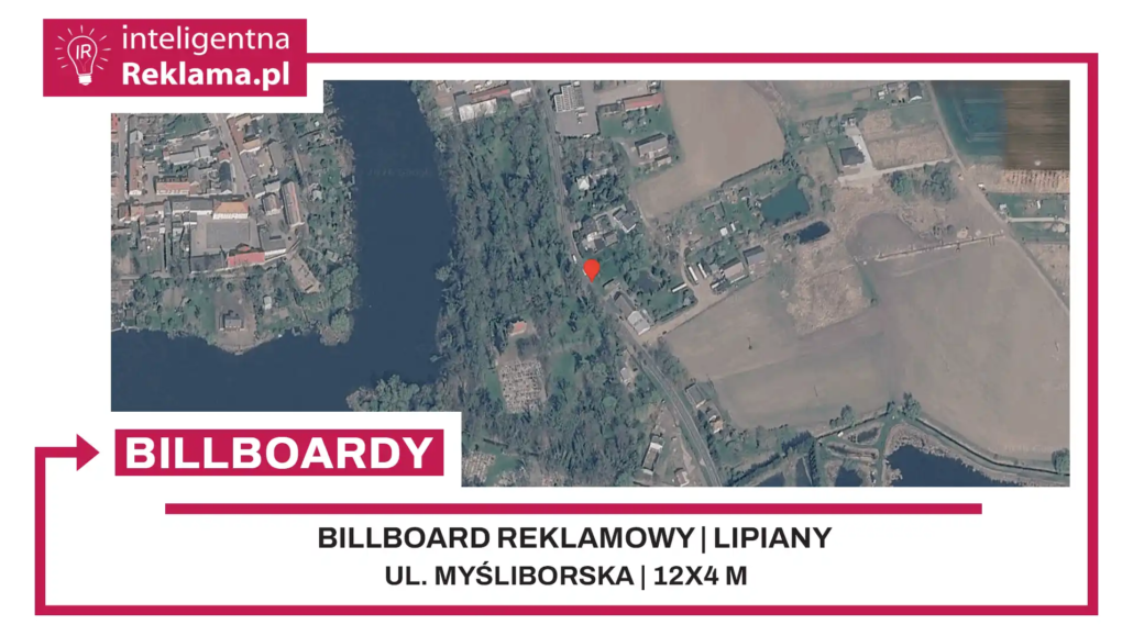 Lokalizacja reklamowa w Lipiany przy ul. ul. Myśliborska - powierzchnia 48 m²