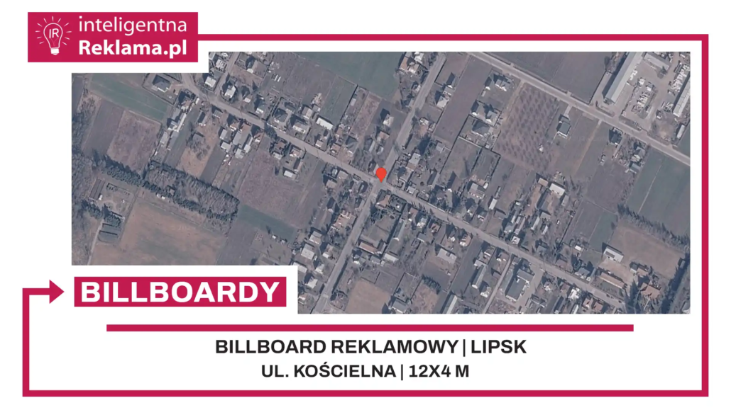 Lokalizacja reklamowa w Lipsk przy ul. ul. Kościelna - powierzchnia 48 m²