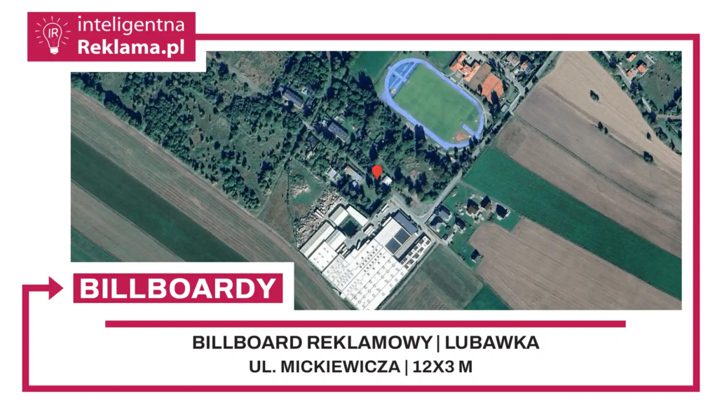 Lokalizacja reklamowa w Lubawka przy ul. Mickiewicza - powierzchnia 36 m²