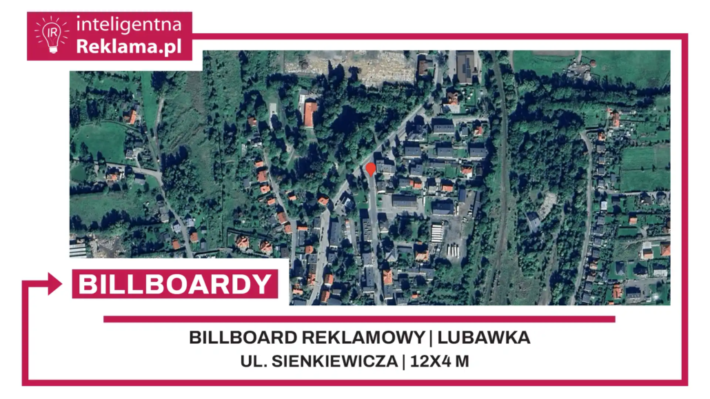 Lokalizacja reklamowa w Lubawka przy ul. ul. Sienkiewicza - powierzchnia 48 m²