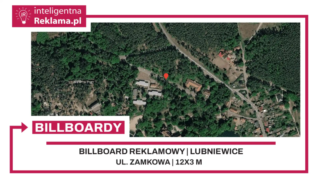 Lokalizacja reklamowa w Lubniewice przy ul. Zamkowa - powierzchnia 36 m²