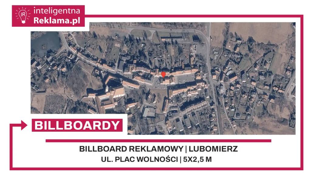 Lokalizacja reklamowa w Lubomierz przy ul. Plac Wolności - powierzchnia 12,5 m²