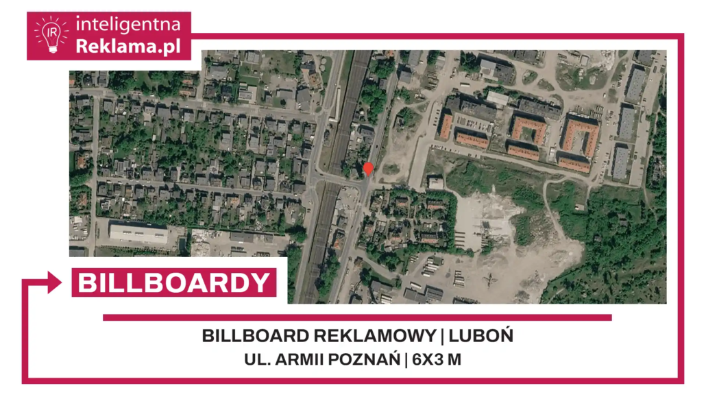 Lokalizacja reklamowa w Luboń przy ul. Armii Poznań - powierzchnia 18 m²