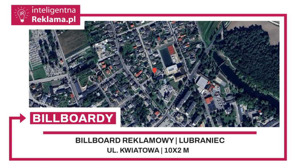 Lokalizacja reklamowa w Lubraniec przy ul. Kwiatowa - powierzchnia 20 m²