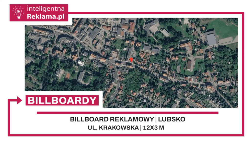 Lokalizacja reklamowa w Lubsko przy ul. Krakowska - powierzchnia 36 m²