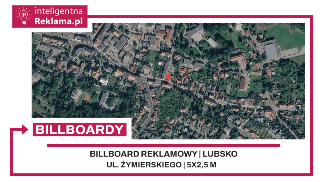 Lokalizacja reklamowa w Lubsko przy ul. ul. Żymierskiego - powierzchnia 12,5 m²