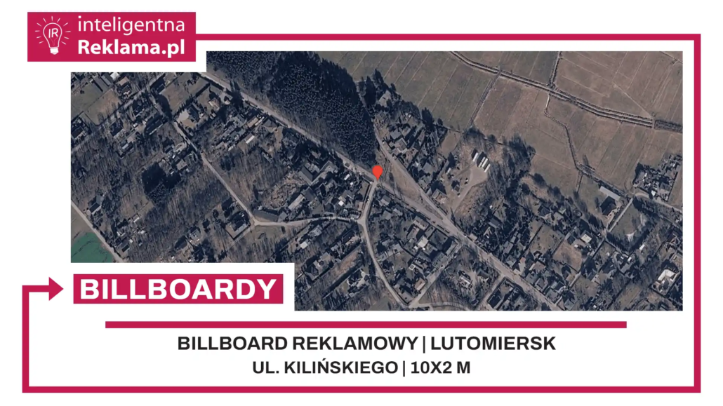 Lokalizacja reklamowa w Lutomiersk przy ul. Kilińskiego - powierzchnia 20 m²