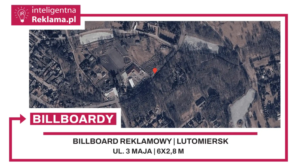 Lokalizacja reklamowa w Lutomiersk przy ul. ul. 3 Maja - powierzchnia 16,8 m²