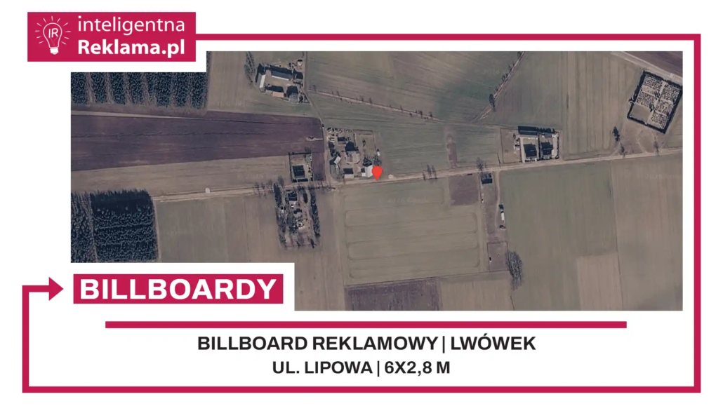 Lokalizacja reklamowa w Lwówek przy ul. Lipowa - powierzchnia 16,8 m²