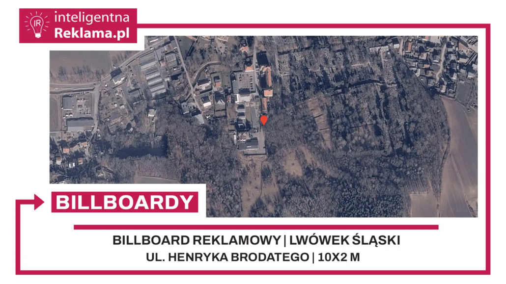 Lokalizacja reklamowa w Lwówek Śląski przy ul. ul. Henryka Brodatego - powierzchnia 20 m²