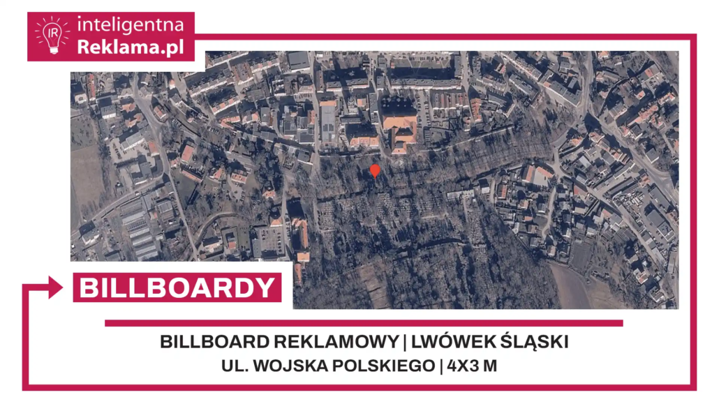 Lokalizacja reklamowa w Lwówek Śląski przy ul. Wojska Polskiego - powierzchnia 12 m²