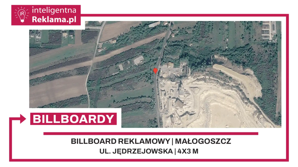 Lokalizacja reklamowa w Małogoszcz przy ul. Jędrzejowska - powierzchnia 12 m²