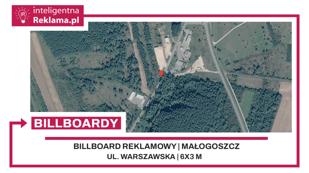 Lokalizacja reklamowa w Małogoszcz przy ul. Warszawska - powierzchnia 18 m²