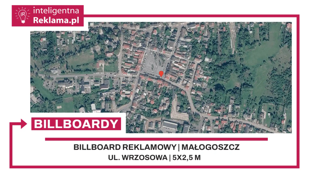 Lokalizacja reklamowa w Małogoszcz przy ul. Wrzosowa - powierzchnia 12,5 m²