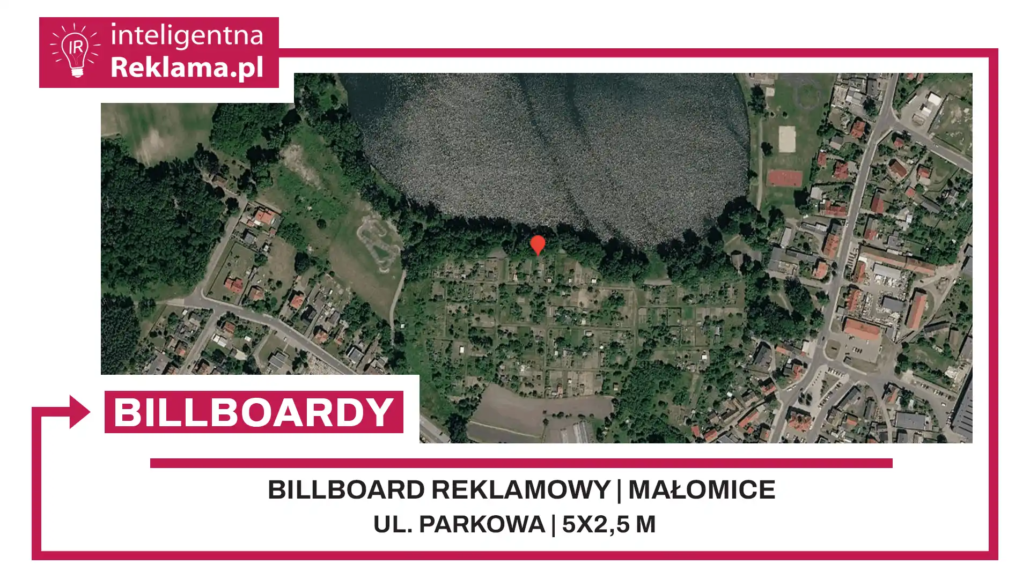 Lokalizacja reklamowa w Małomice przy ul. Parkowa - powierzchnia 12,5 m²
