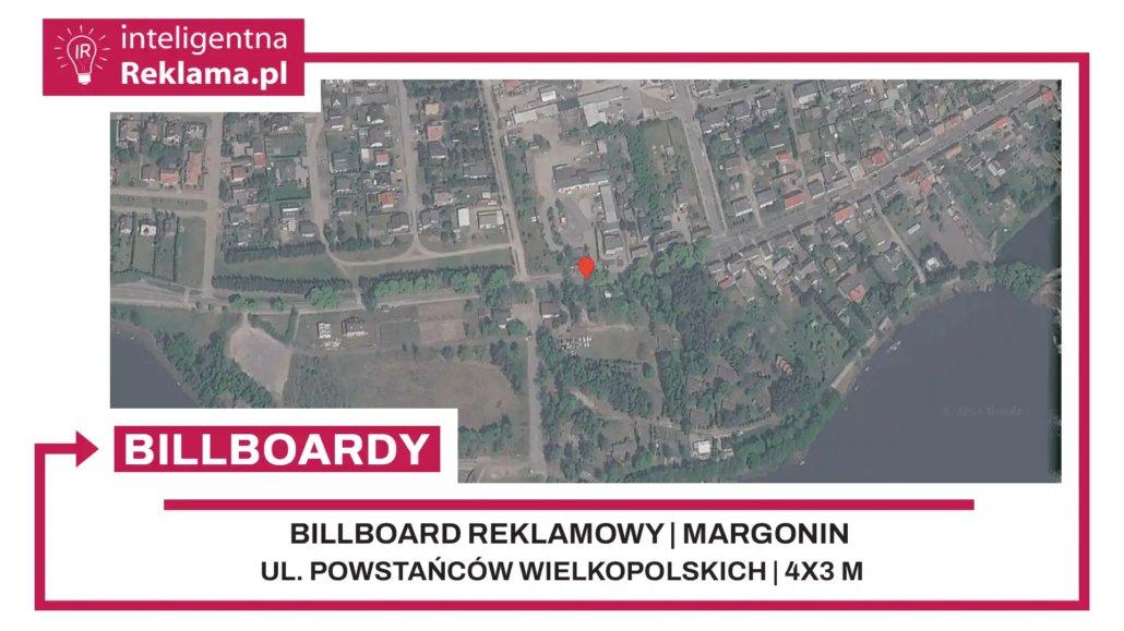 Lokalizacja reklamowa w Margonin przy ul. ul. Powstańców Wielkopolskich - powierzchnia 12 m²