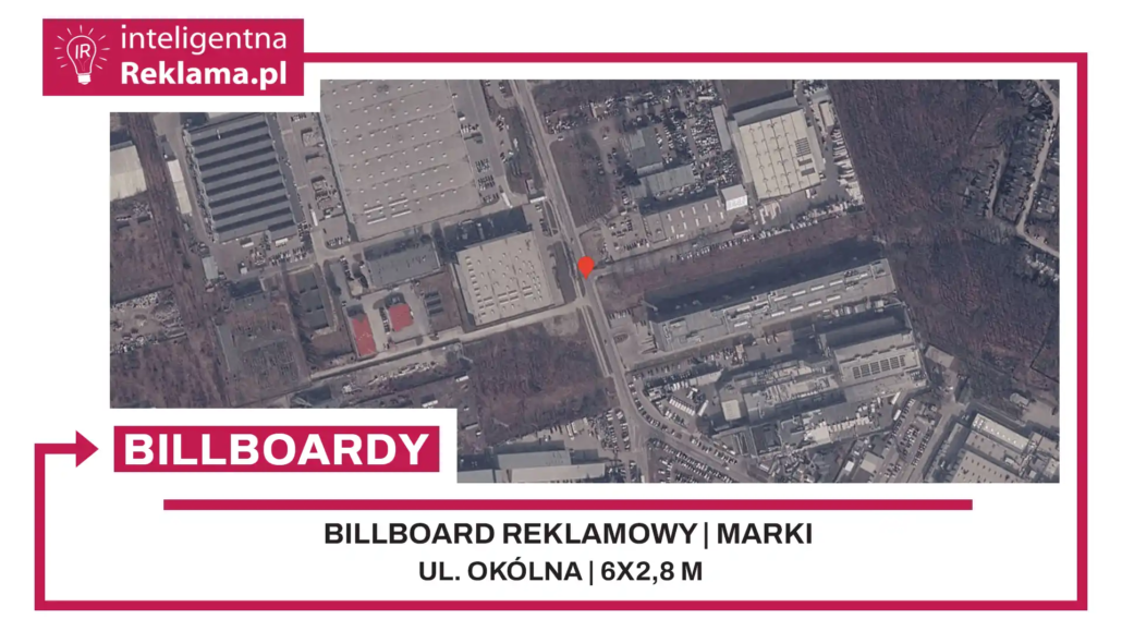 Lokalizacja reklamowa w Marki przy ul. Okólna - powierzchnia 16,8 m²