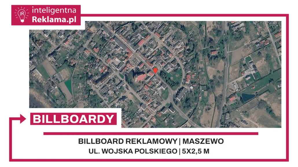 Lokalizacja reklamowa w Maszewo przy ul. Wojska Polskiego - powierzchnia 12,5 m²
